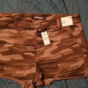 Express Mid Rise Shorts